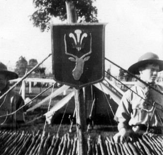 Image of School Badge at Scout Camp