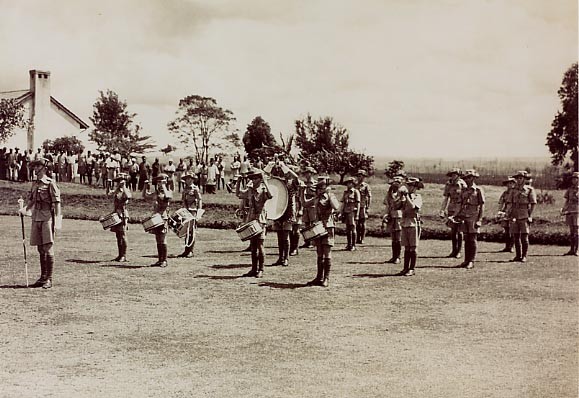 Prince of Wales School Band on the Quad - 1939