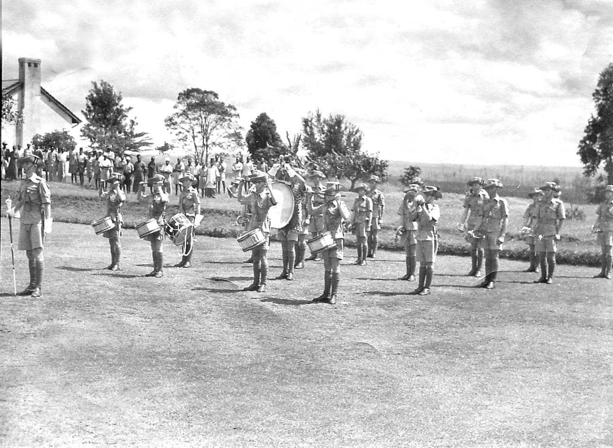 Prince of Wales School Band on the Quad - 1939