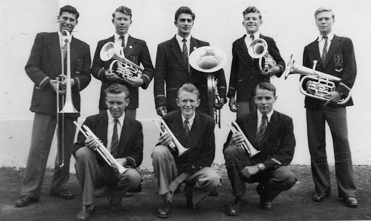 Prince of Wales School Band - Senior players - 1957
