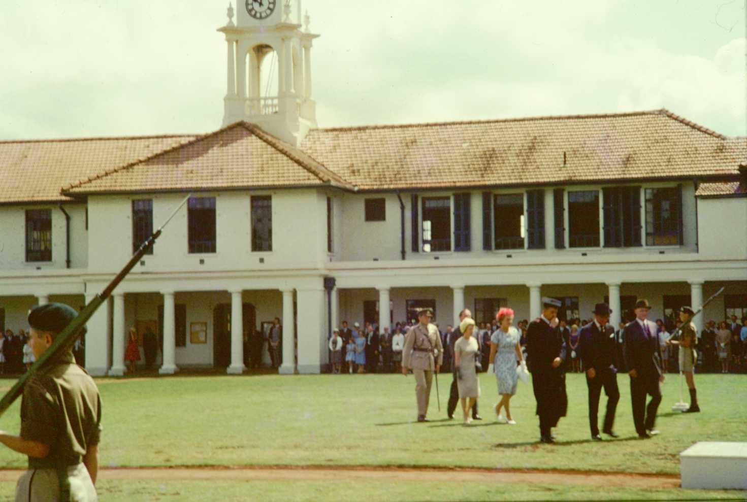 The Prince of Wales School CCF - Queen's Birthday Parade 1963