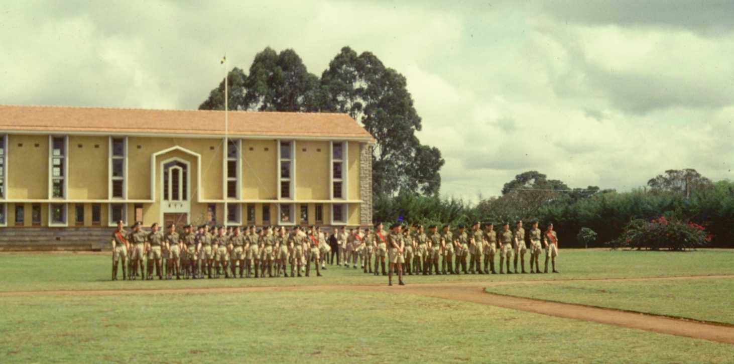 The Prince of Wales School CCF - Queen's Birthday Parade 1963