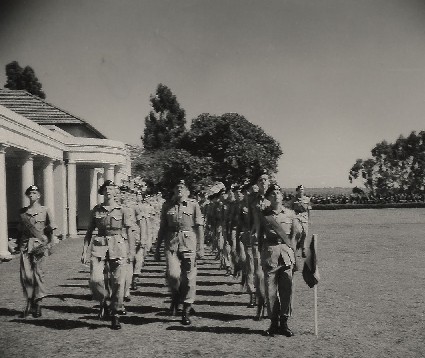 Prince of Wales School CCF in Quad 1953