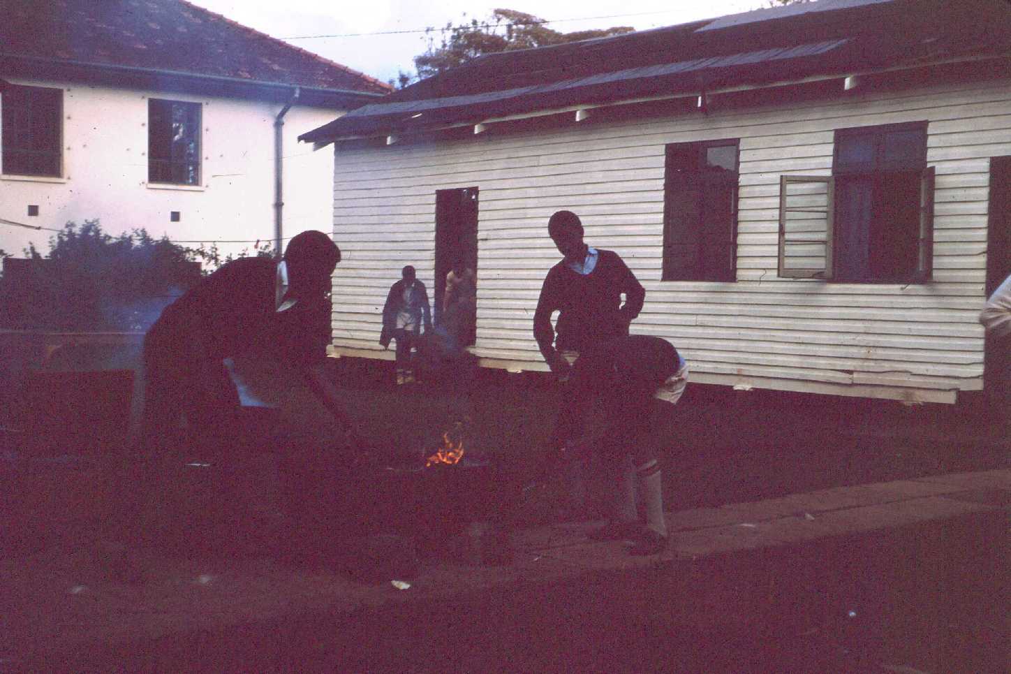 Clive House Bar-b-q - December 1969