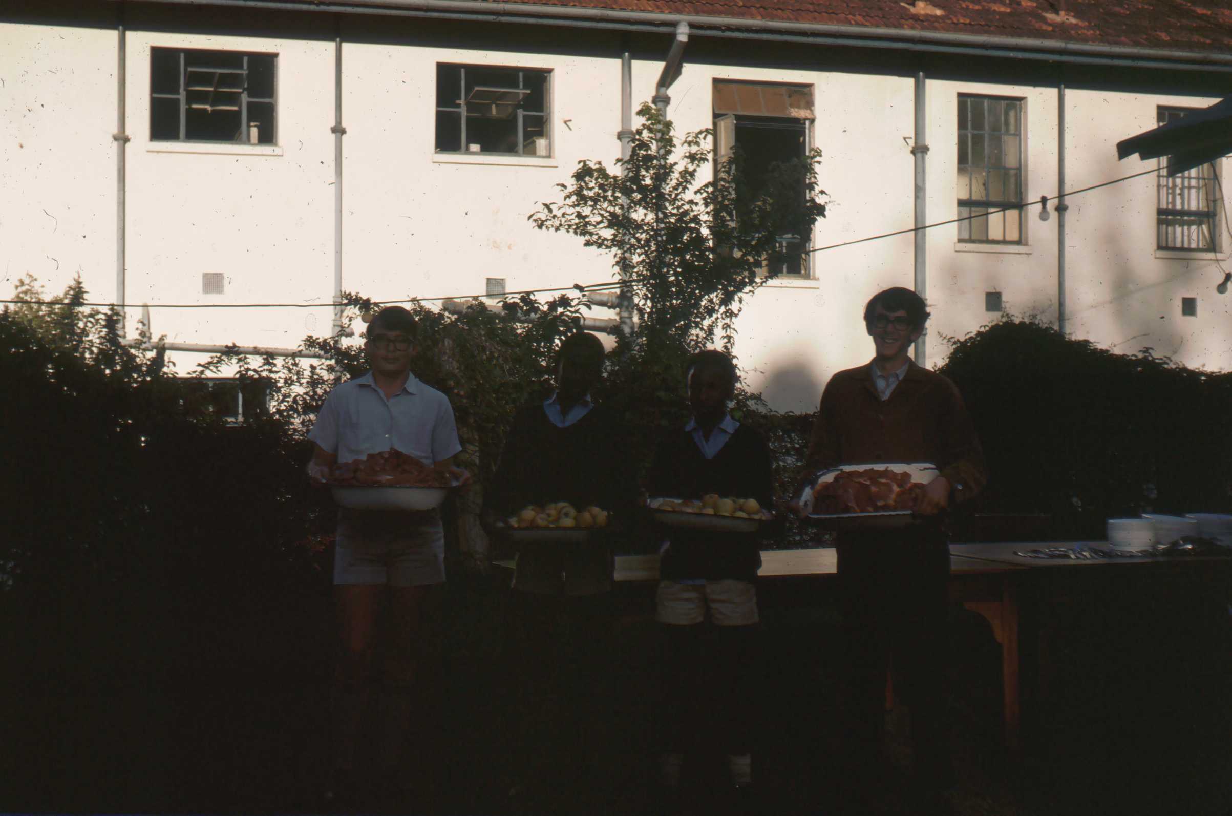 Clive House Bar-b-q - December 1969