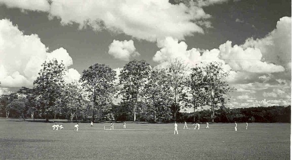 Image of Cricket Match - Old Cambrian Society v School 1st XI - November 1965