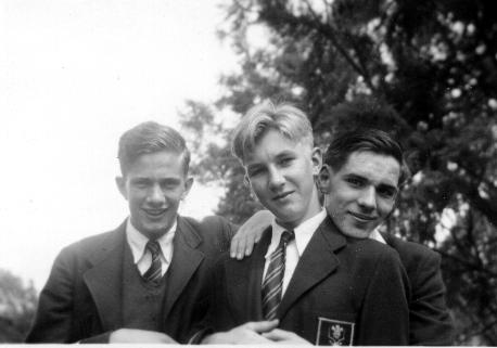 Three Junior House Prefects - 1954