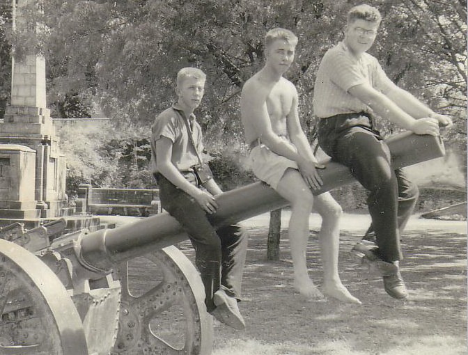 Image of three at Fort Jesus 1960