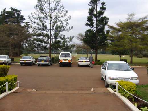 Front of Nairobi School looking to playing fields - Sept 2005