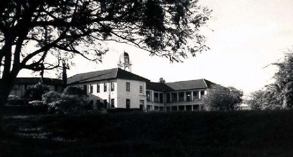 Front of School from cricket oval - 1953