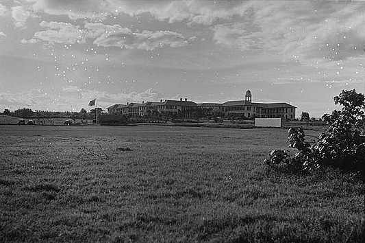 Image of Front of School - 1936