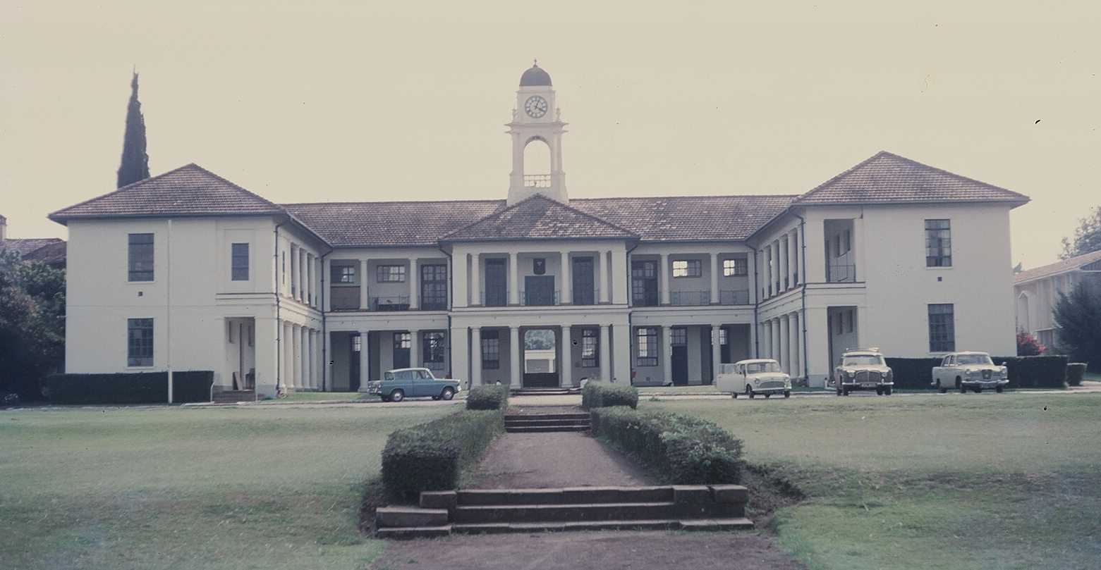 Image of Front of School (Prince of Wales School) - 1964