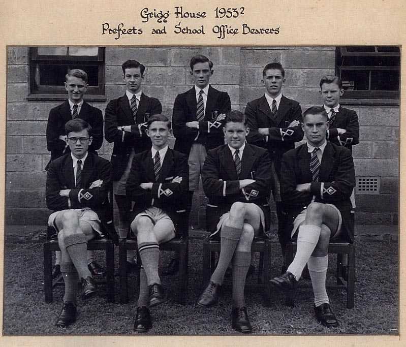 Image of Grigg House Prefects 1953