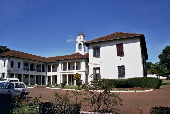 Image of Side view of Front of School - 9th April 2003
