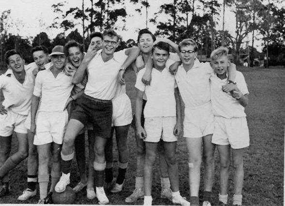 Image of Nicholson House - informal group on the six acre  1958
