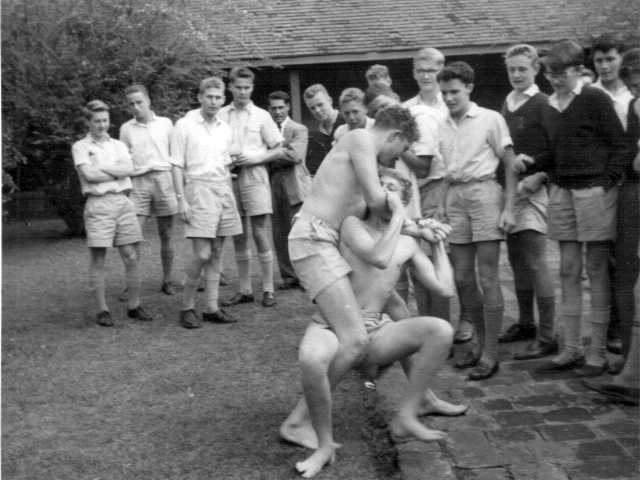 Nicholson House wrestling match - 1958/9