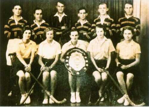 Old Cambrians Mixed Hockey Team - c1937