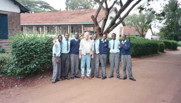 David Pringuer with current students - 2008