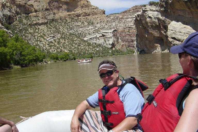 2005 - Gerald Raath rafting in Utah, USA