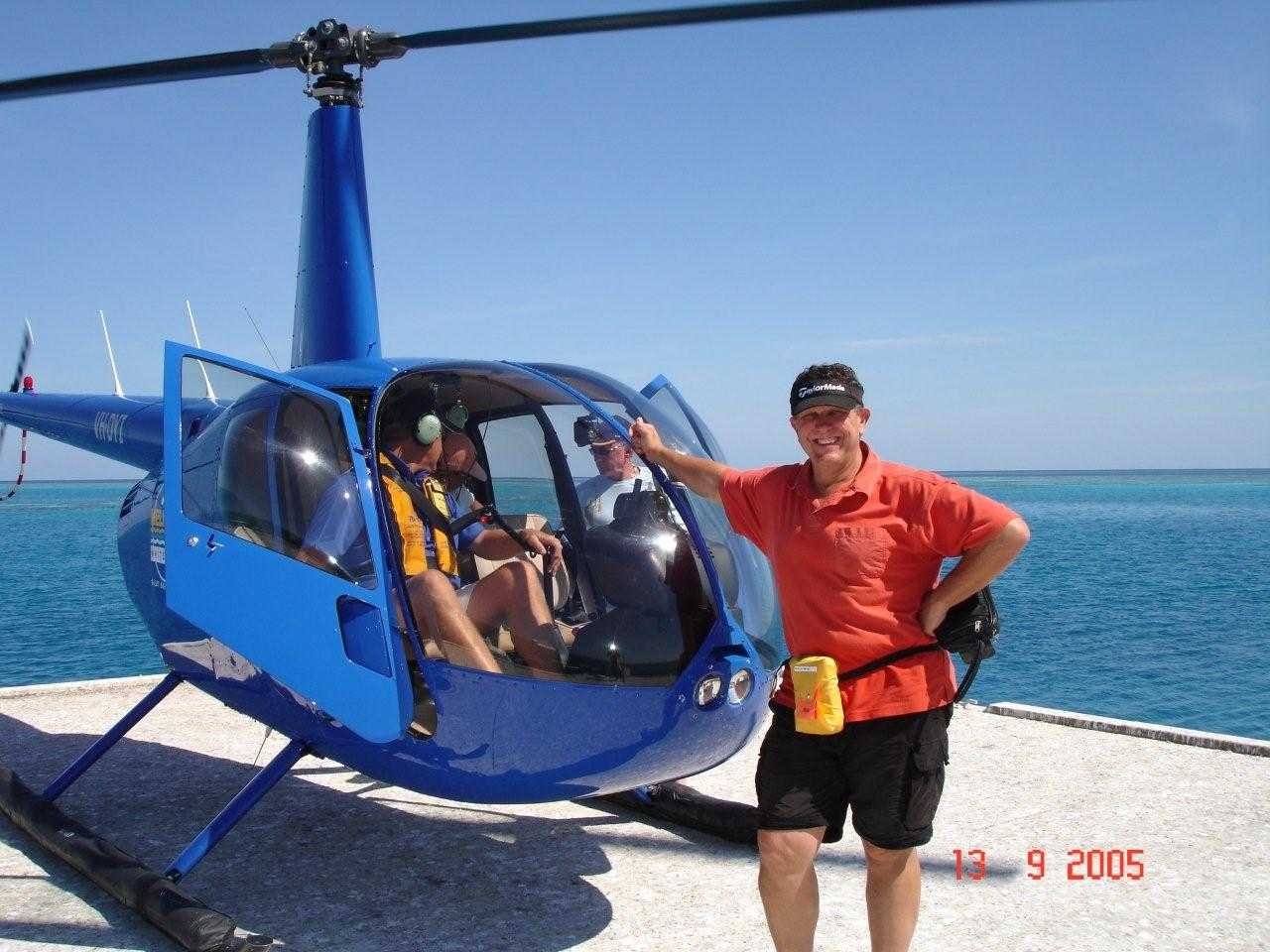 2005 - Gerald Raath on the Great Barrier Reef, Australia