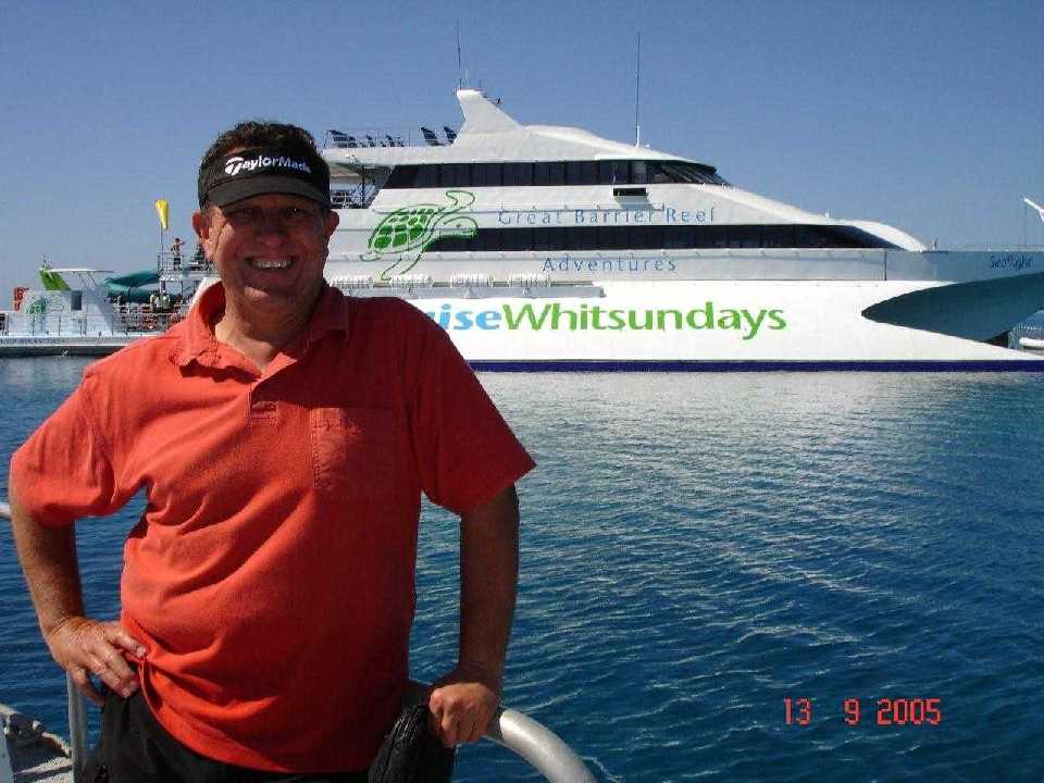 2005 - Gerald Raath on the Great Barrier Reef, Australia