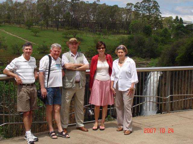 Mini-reunion at Howick Falls, KZN