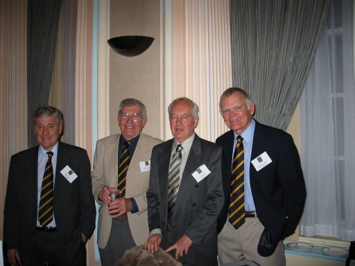 Junior House, Dorm 1, 1956 in 2007. L to R John Davis, Henry Dawson, Pete Eddy, Martin Langley