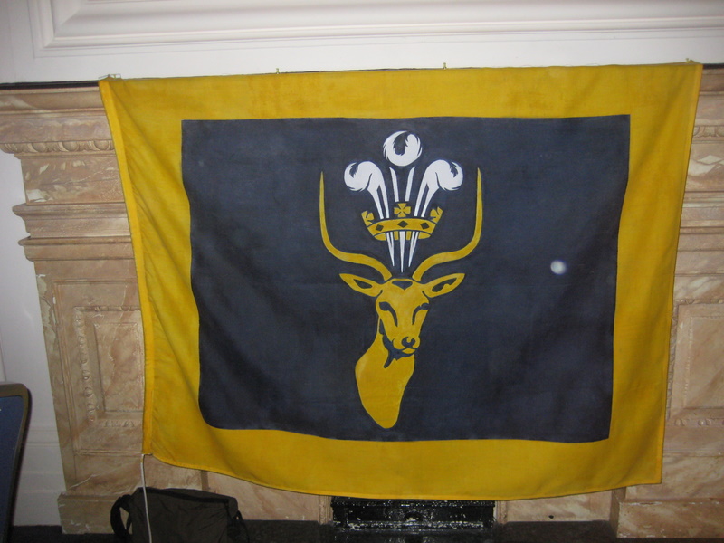 School Flag at the 2008 Old Cambrian Society Annual Dinner at the RAF Club, Piccadilly, London