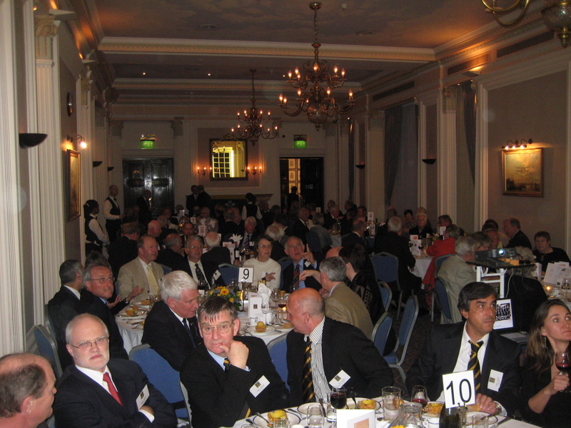 The Ballroom filled for the 2008 Old Cambrian Society Annual Dinner at the RAF Club, Piccadilly, London