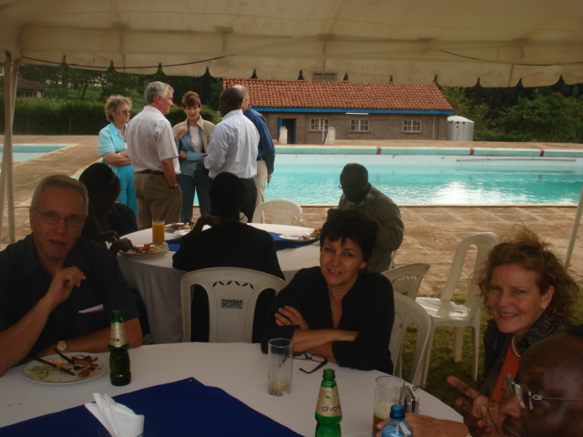 Reunion - Nairobi School beside the pool - 20th June 2009