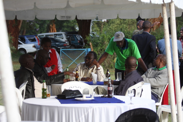 Reunion - Nairobi School beside the pool - 20th June 2009