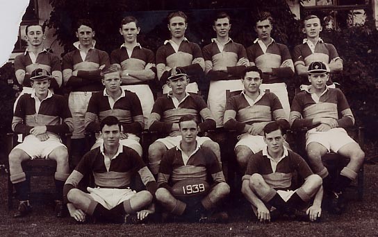 Prince of Wales School Rugby Team 1939