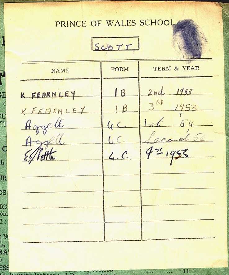 Prince of Wales School Atlas from the 1950s