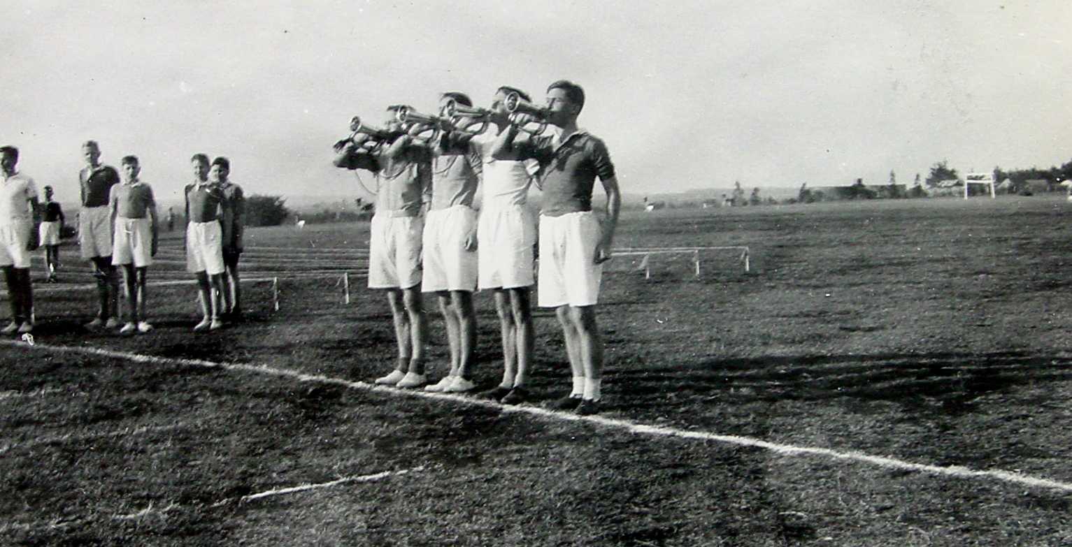 Sounding Retreat - Sports Day, July 1933