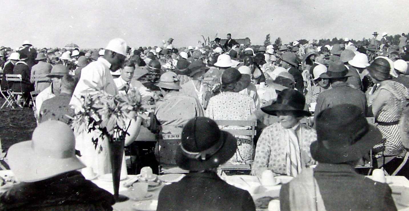 Tea time - Sports Day, July 1933