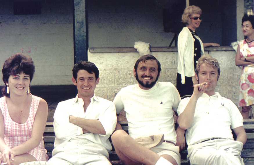 Image of Staff - Monica Priestley, John Eaton, Bob Bentley & Oggy Rowlands - 1972