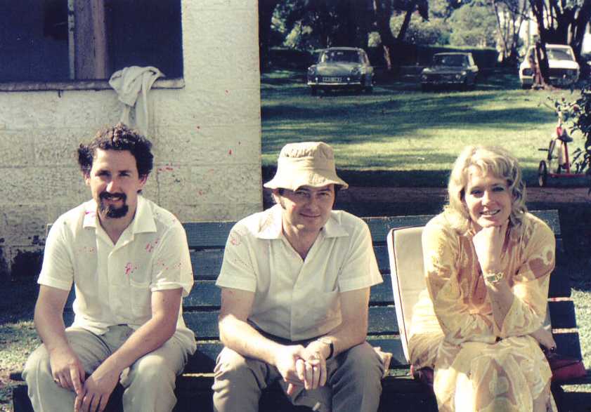 Image of Staff - Charlie Suttie, Ken Davidson & Helen Davidson - 1972