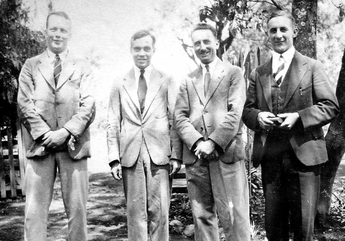 Four Members of Staff - January 1930