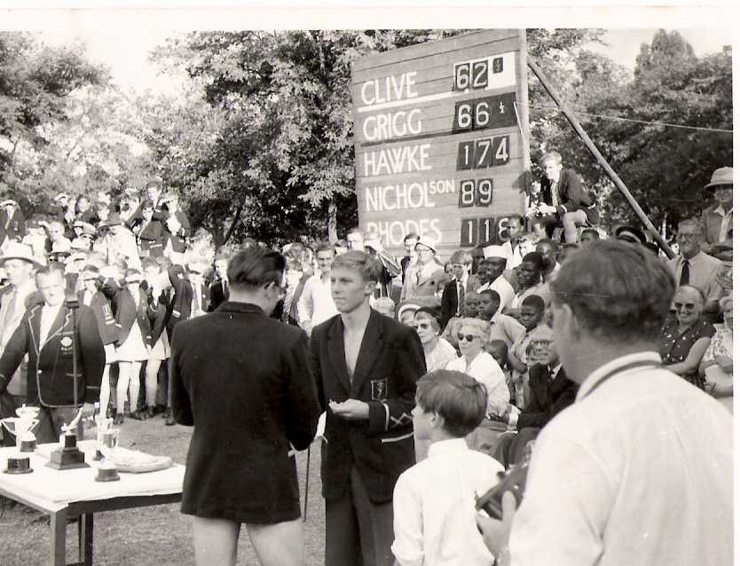 Presentation of School Swimming colours - 4th April 1959