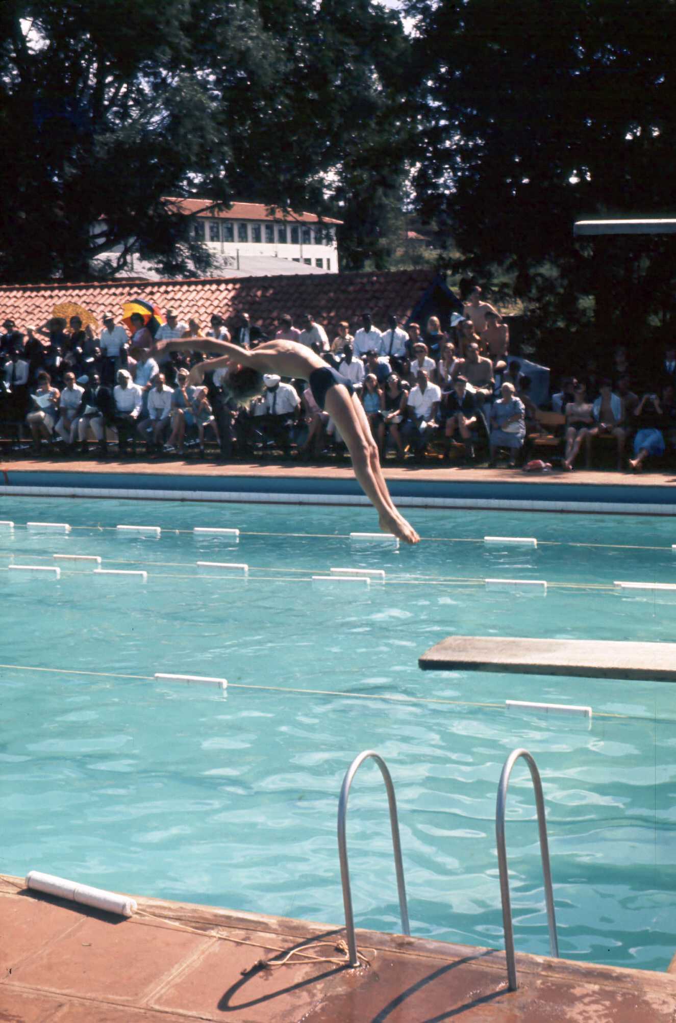 Swimming Gala - 1969 - Ian Macpherson diving