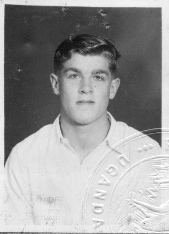 Andy Tainsh - passport photo, 1958